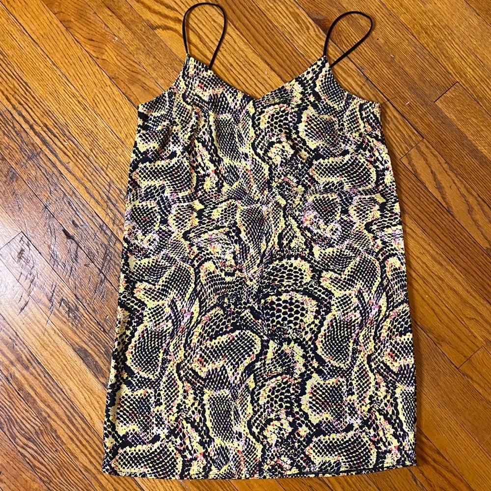 Snake print dress 🐍